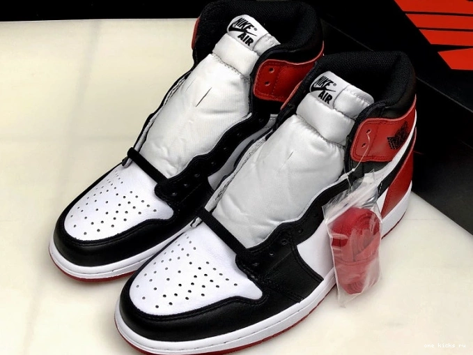 Rep Air Retro Jordan 1 Black 555088-125 Toe 0709